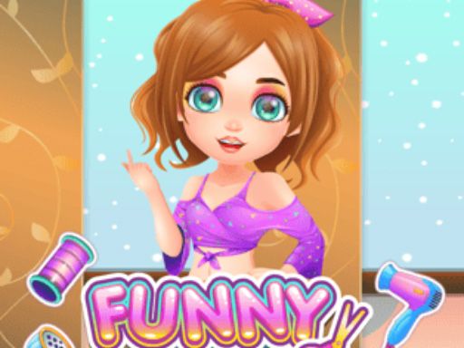 Funny Haircut Funny Haircut - browser game screenshot