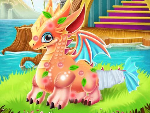 CUTE DRAGON RECOVERY - browser game screenshot