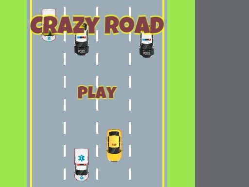 Crazy Road - browser game screenshot