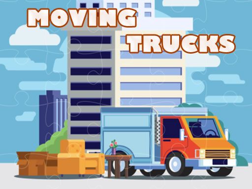 Moving Trucks Jigsaw - browser game screenshot