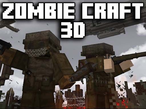 ZOMBIE CRAFT 3D - browser game screenshot