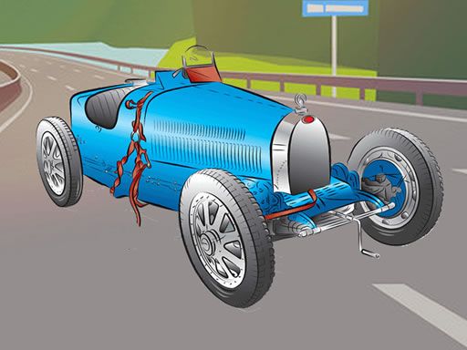 Vintage Cool Cars Memory - browser game screenshot