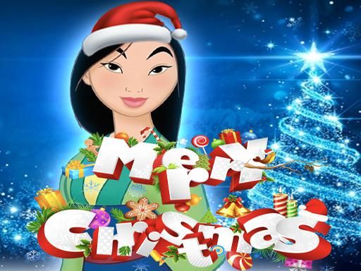 Fa Mulan Christmas Sweater Dress Up - browser game screenshot