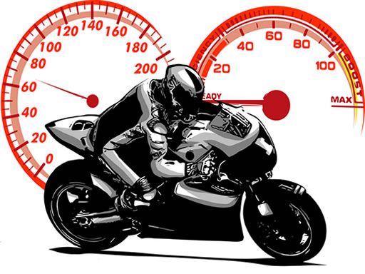 Crazy Bikers Jigsaw - browser game screenshot
