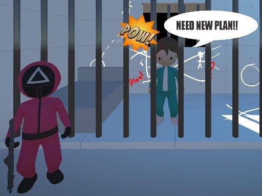 Escape Plan in Squid Game - browser game screenshot
