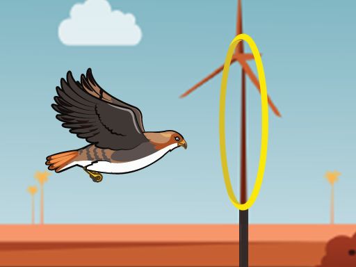 FLYING BIRD - browser game screenshot