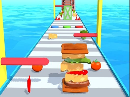Sandwich Rush 2022 - browser game screenshot