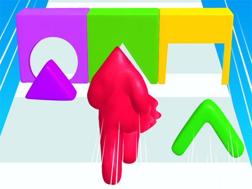 Shape Transform Blob Racing - browser game screenshot
