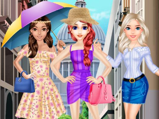 Girls Summer Fashion - browser game screenshot