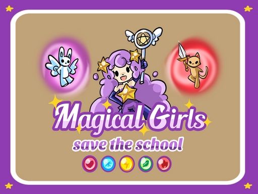 Magical Girls : Save the school - browser game screenshot