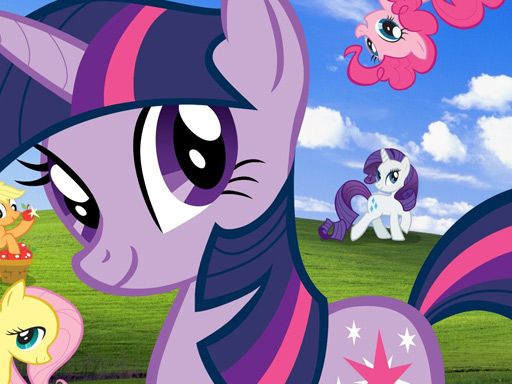 My Little Pony Slide - browser game screenshot