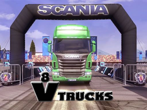 V8 Trucks Jigsaw - browser game screenshot