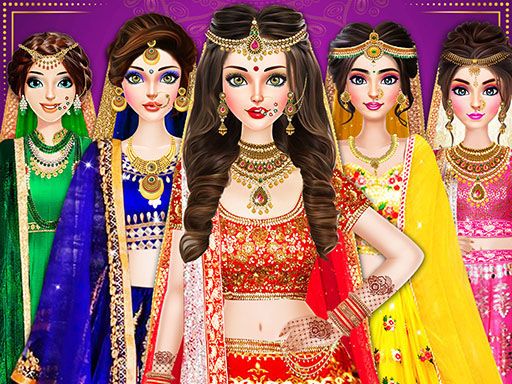 Wedding Makeup & Dress up Game - browser game screenshot