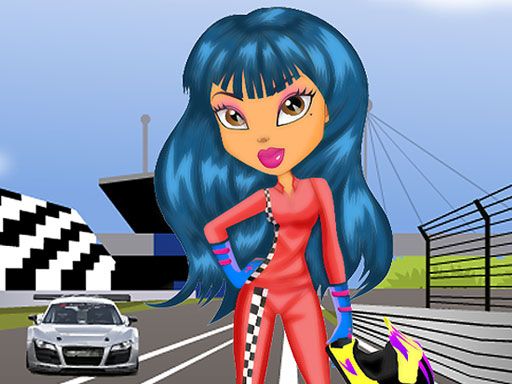 Racing Girl Dressup - browser game screenshot