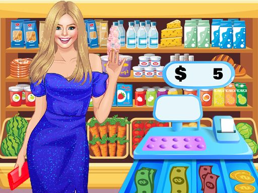 Supermarket Grocery Shopping - browser game screenshot