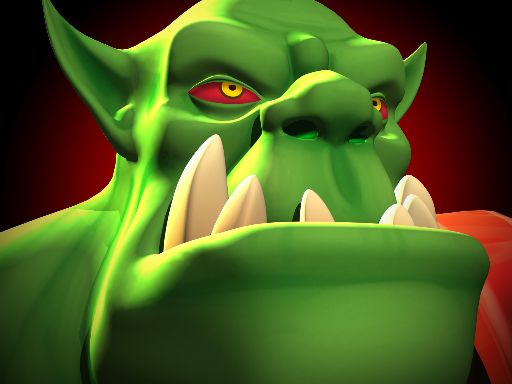 Orc Invasion - browser game screenshot