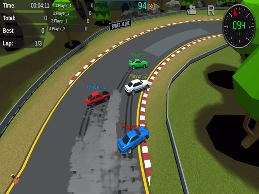 Private Racing Multiplayer - browser game screenshot