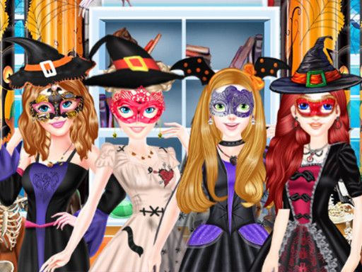 Halloween Masquerade Party - browser game screenshot