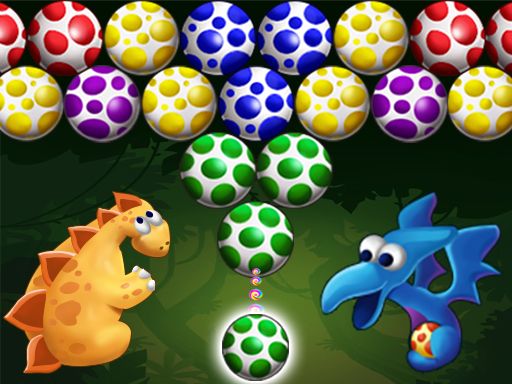 Dino Eggs Bubble Shooter Dino Eggs Bubble Shooter - browser game screenshot