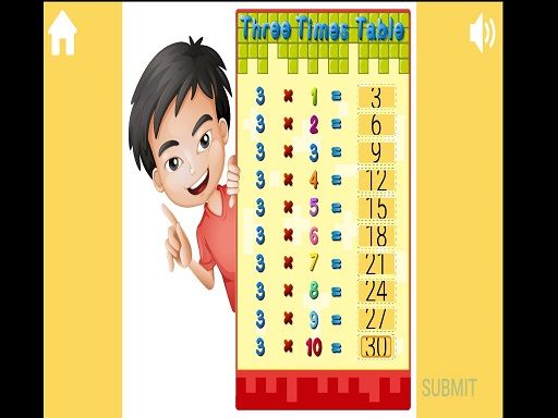 Turbo Tables - browser game screenshot