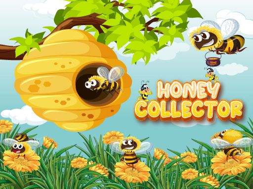 Honey Collector Bee Game - browser game screenshot