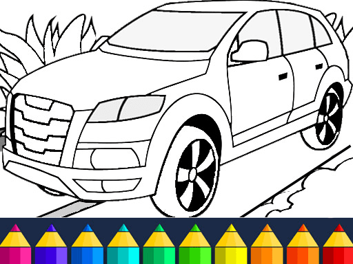 Cars Coloring Game - browser game screenshot
