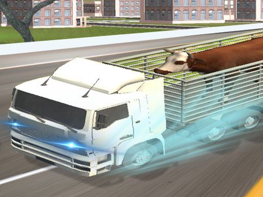 Wild Animal Transport Truck - browser game screenshot