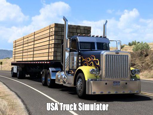 USA Truck Simulator 2024 - browser game screenshot