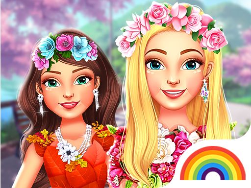 My Dreamy Flora Fashion Look - browser game screenshot