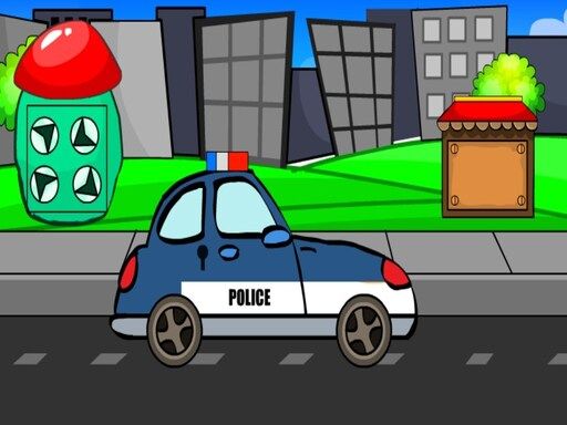Police Car Escape Police Car Escape - browser game screenshot