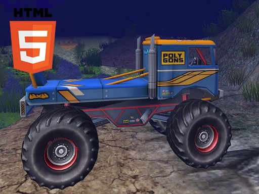 Monster Truck Montain Offroad Mobile - browser game screenshot