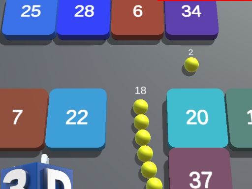 Snake vs Block 3D - browser game screenshot