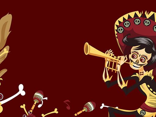 Mexican Skeleton Party Difference - browser game screenshot
