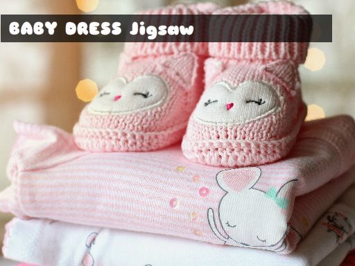 Baby Dress Jigsaw - browser game screenshot