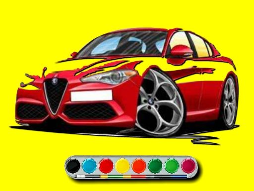 Alfa Romeo Coloring - browser game screenshot
