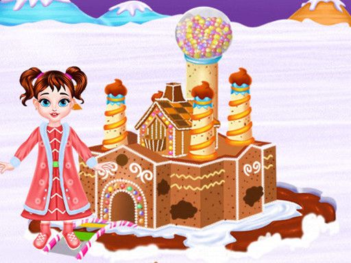 Baby Taylor Christmas Town Build - browser game screenshot