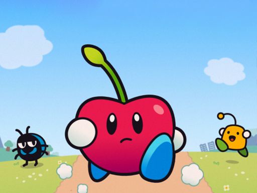 CHERRY JUMP - browser game screenshot