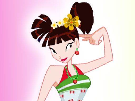 Winx Musa Dress Up - browser game screenshot