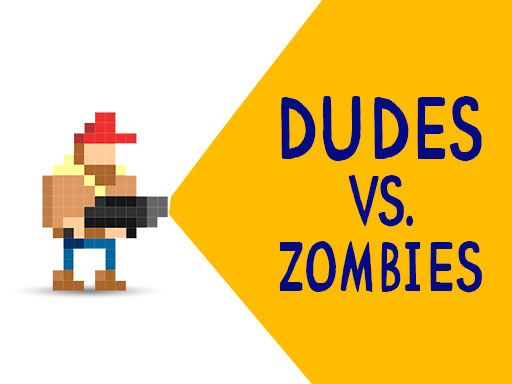 Dudes vs. Zombies - browser game screenshot