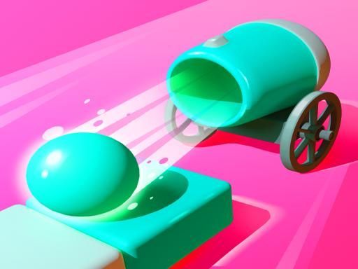 Shooting color ball - browser game screenshot