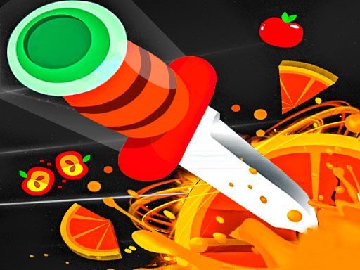 Flippy Knife Hit Dash - browser game screenshot