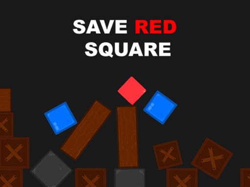 Save RED Square - browser game screenshot