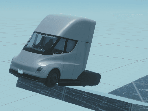 Future Truck Parkour - browser game screenshot
