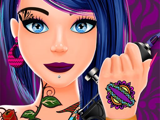 Tattoo Salon - browser game screenshot