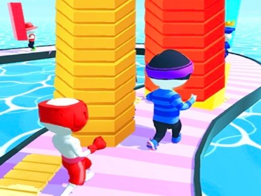 Stacky Run 3D - browser game screenshot