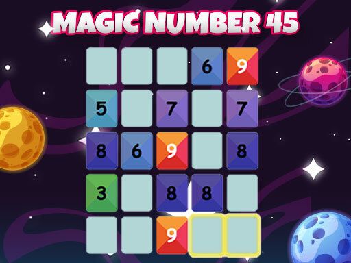 Magic Number 45 - browser game screenshot