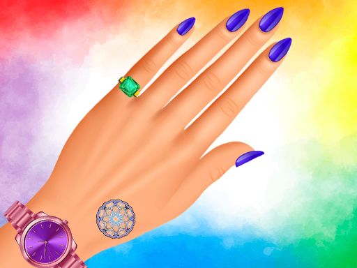 Nail Art Design - browser game screenshot