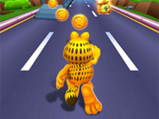 Garfield Rush - browser game screenshot