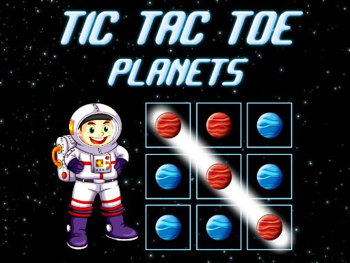 Tic Tac Toe Planets - browser game screenshot