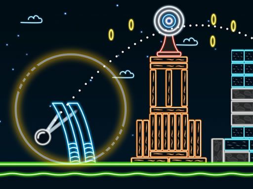 Neon Catapult Neon Catapult - browser game screenshot